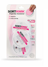 LEE Sortkwik Fingertip Moistener – Improves Speed and Accuracy for Sorting, Filing, and Counting – Non-Sticky, Odor-Free Formula – 3/8 oz, 3-Pack